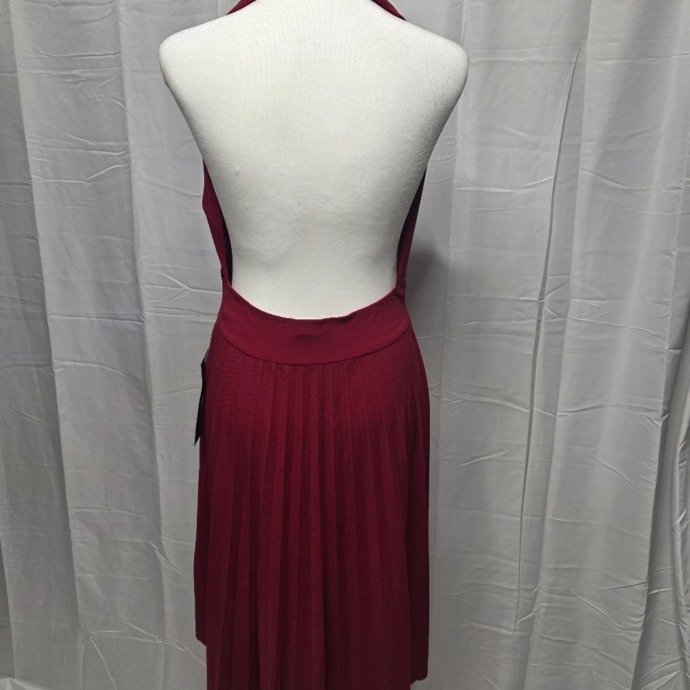PromGirl Deep Red Backless Dress - Picture 2 of 3